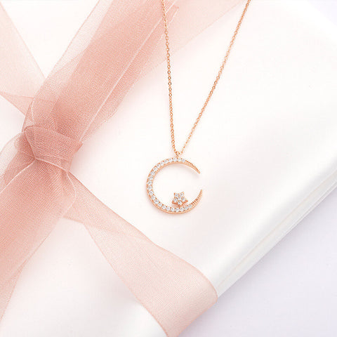 🌙Collar Chapado En Oro De Luna Encantada ®🌙