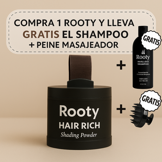 Rooty 2.0 - Polvo anticaída de cabello