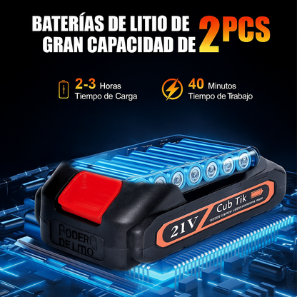PowerCut™ – Mini Motosierra Inalámbrica 4” Portátil, Potente y de Una Sola Mano