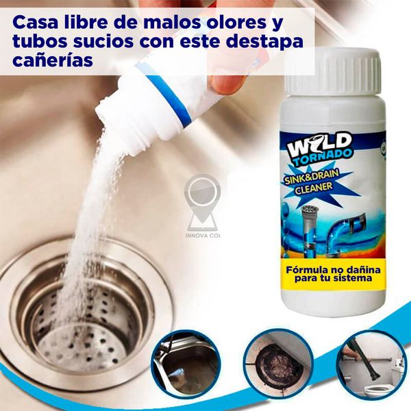 🔥🫧PROMO 2x1 WildTornado™ - 🧼Limpiador potente de desagües y fregaderos🫧🔥