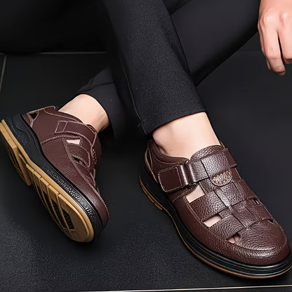 ClassicStep - Sandalias De Cuero Premium👞