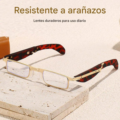 Glasses - Gafas de lectura plegables anti luz azul con estuche