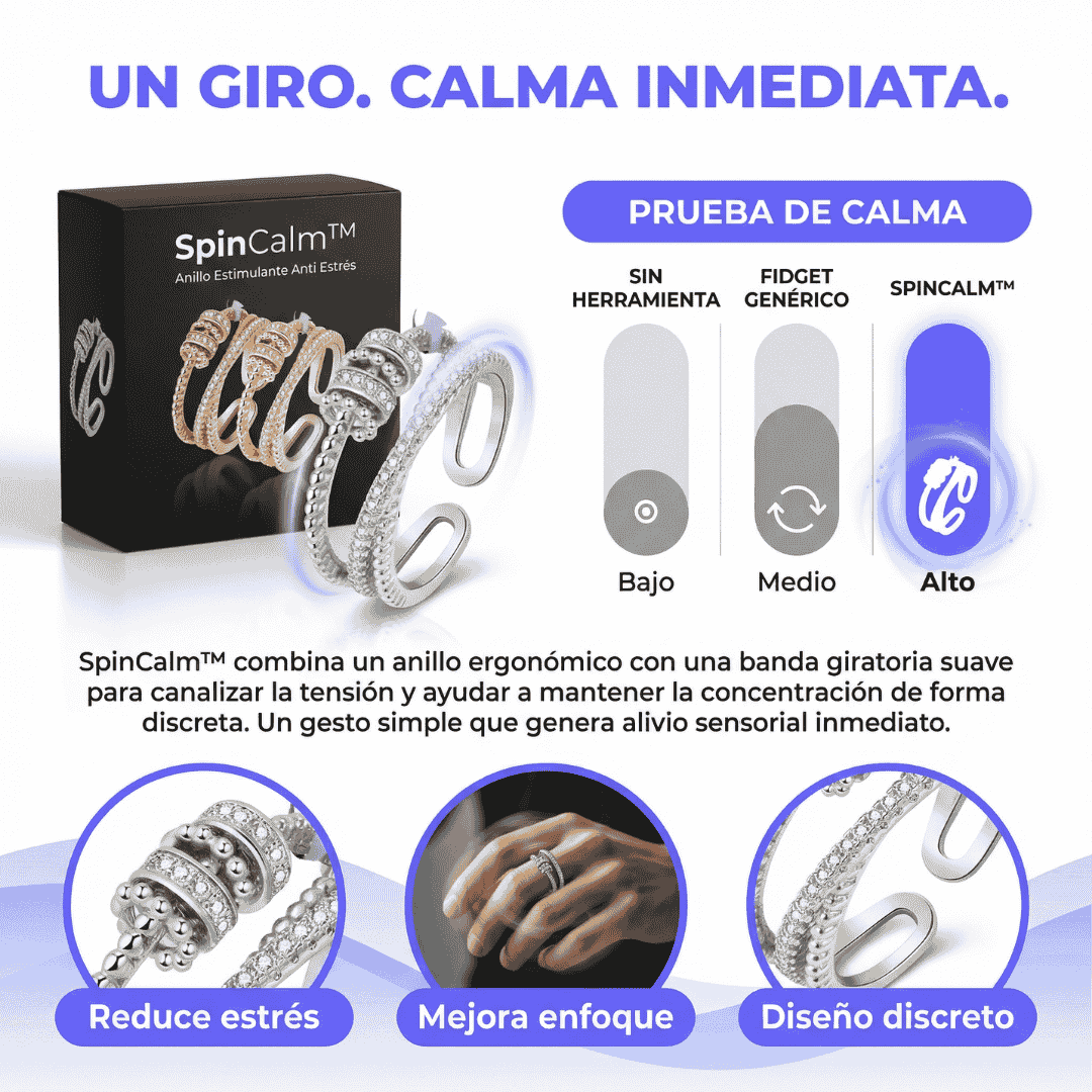 SpinCalm™ Anillo Estimulante Anti Estrés