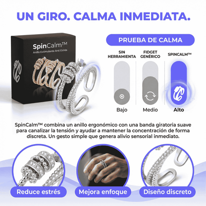 SpinCalm™ Anillo Estimulante Anti Estrés