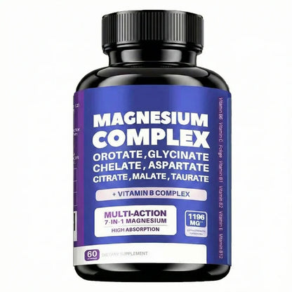 Cápsulas de magnesio ricas en vitamina C y complejo de vitamina B - #YEP8