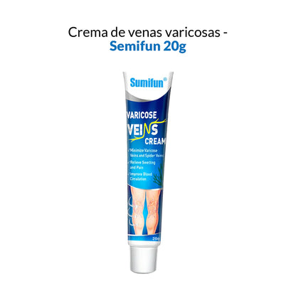 Crema de Venas Varicosas™- Tratamiento para combatir las varices