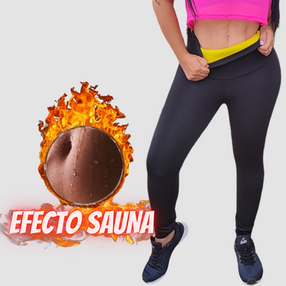 Max®  - Leggins Con Faja Reductora En Neopreno Efecto Sauna
