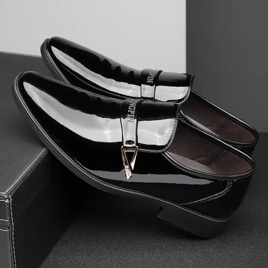 Prestige Luxe™  – Zapatos de Cuero Charol Elegantes