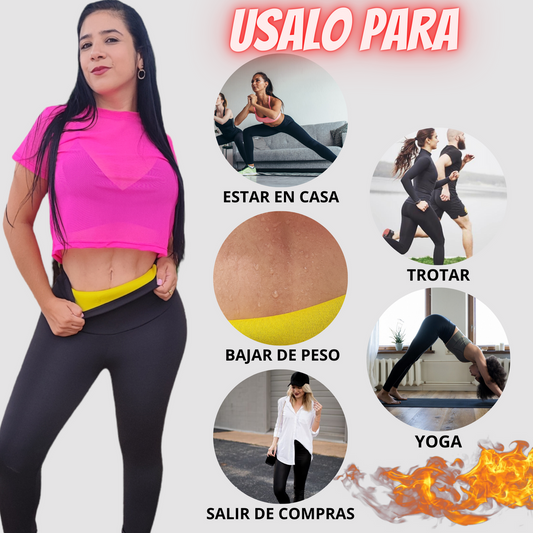 Max®  - Leggins Con Faja Reductora En Neopreno Efecto Sauna