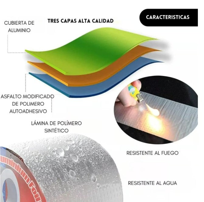 Cinta Adhesiva Impermeable