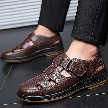 ClassicStep - Sandalias De Cuero Premium👞
