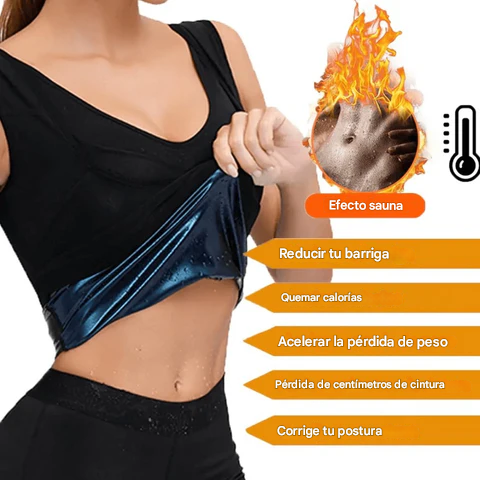 Camisa🎽 deportiva con efecto 🔥sauna🔥 para maximo rendimiento