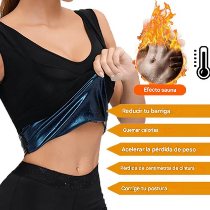 Camisa🎽 deportiva con efecto 🔥sauna🔥 para maximo rendimiento