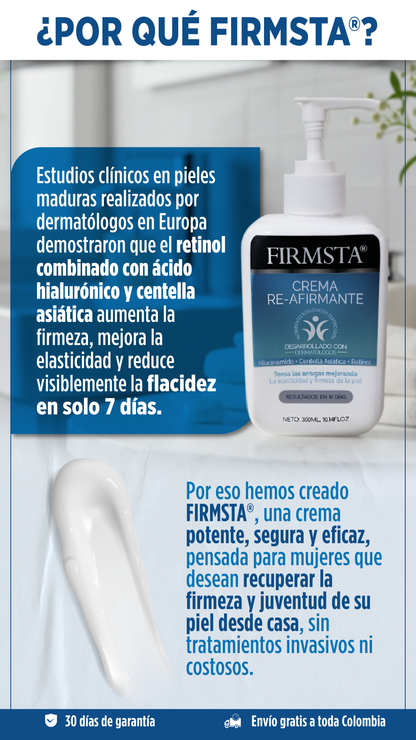 Firmsta® 🧴Crema Reafirmante Para Todo Tipo De Piel 🧴
