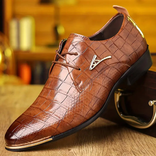 StrideFlex -  Zapato Ortopedico De Cuero