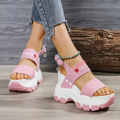 UrbanHearts™ - Sandalias De Plataforma