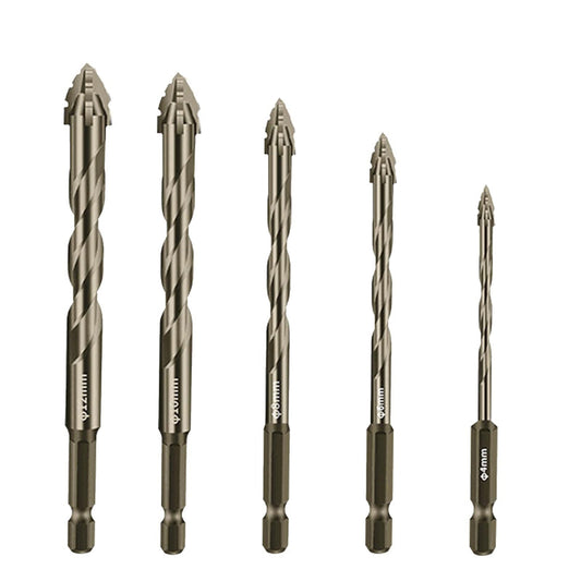 Broca helicoidal excéntrica de alta resistencia Woyuosn (x5) 4, 6, 8, 10, 12 MM