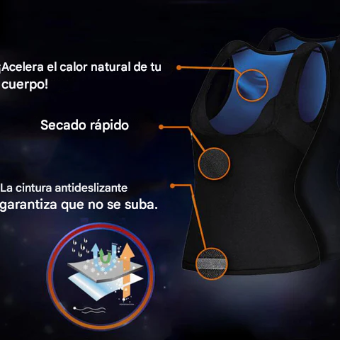 Camisa🎽 deportiva con efecto 🔥sauna🔥 para maximo rendimiento