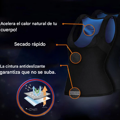 Camisa🎽 deportiva con efecto 🔥sauna🔥 para maximo rendimiento