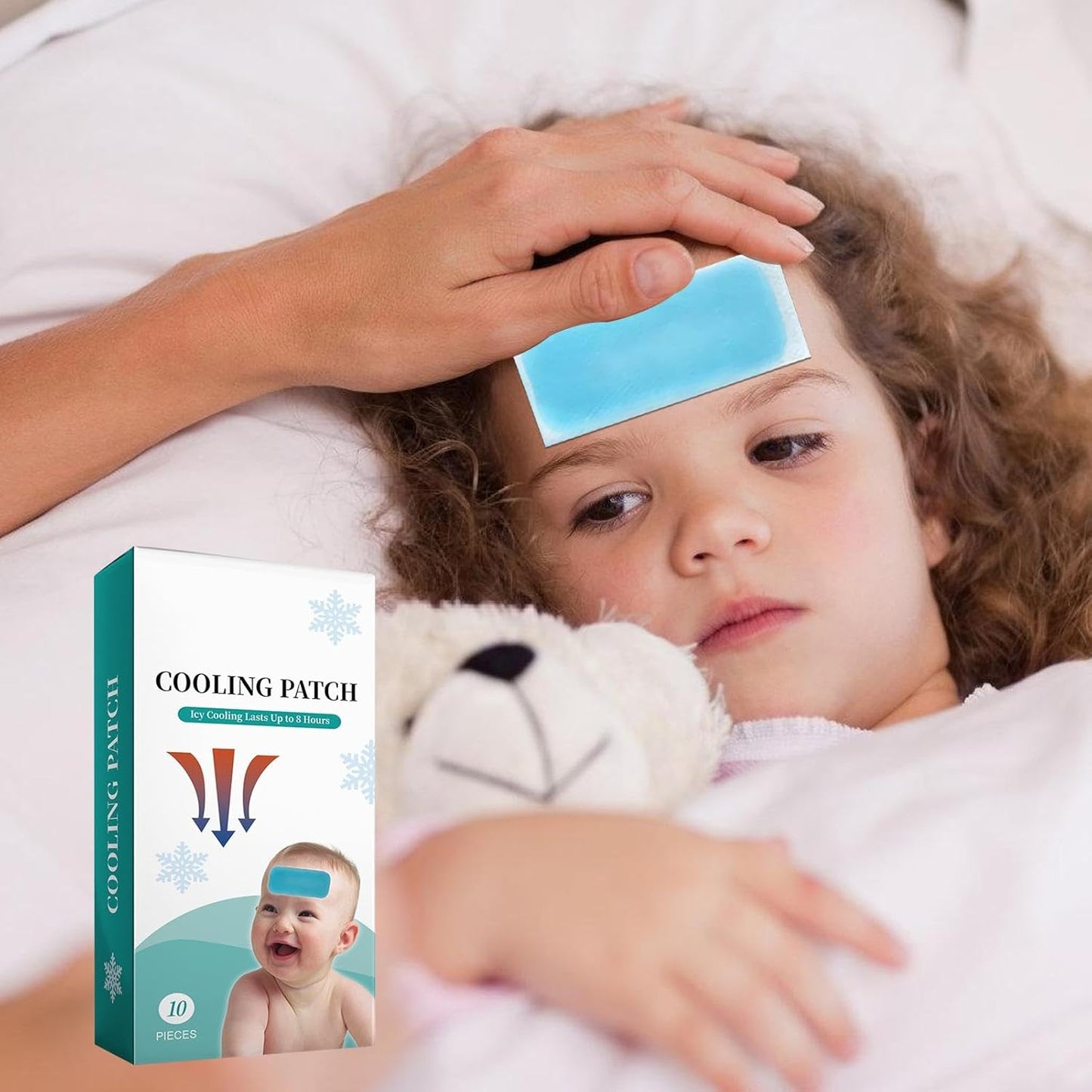 Cooling patch - Parches para bajar la fiebre en adultos y niños (PACK X30)