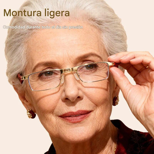 Glasses - Gafas de Lectura Plegables Anti Luz Azul con Estuche.