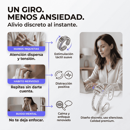 SpinCalm™ Anillo Estimulante Anti Estrés