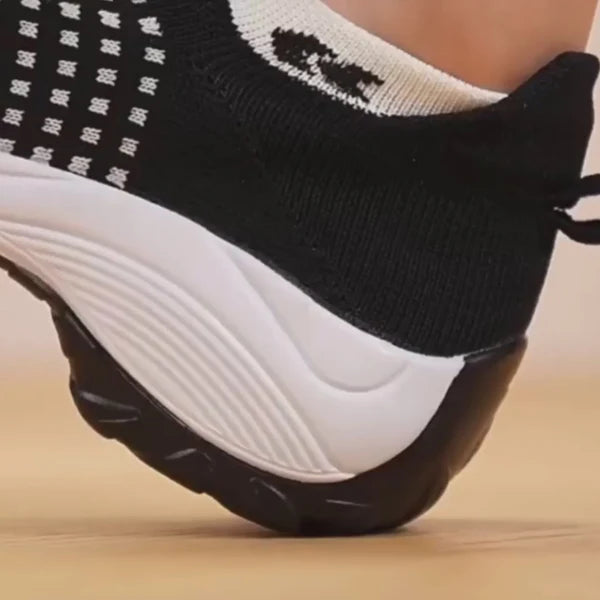 Ambulo Ortho - Zapatos Ergonómicos con Amortiguación Totalmente Negros