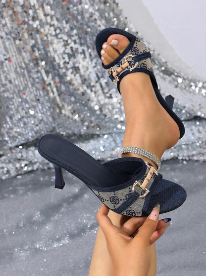 Noira™ Sandalias De Tacón De Aguja Elegantes