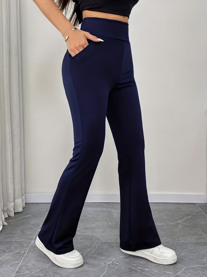 Jeans Bota Campana Tiro Alto