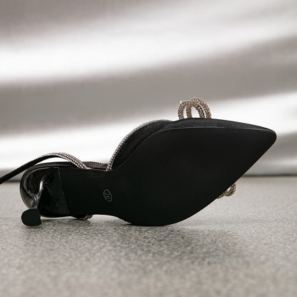 👑 Royal Glam™ – Tacones con pedrería de lujo