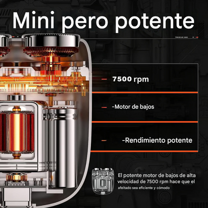 Pocket Shaver - Nueva afeitadora de bolsillo USB 2025 para hombres