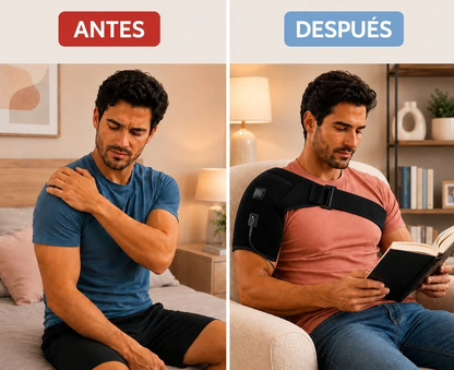 Hombrera Térmica Ajustable Alivio Inmediato del Dolor