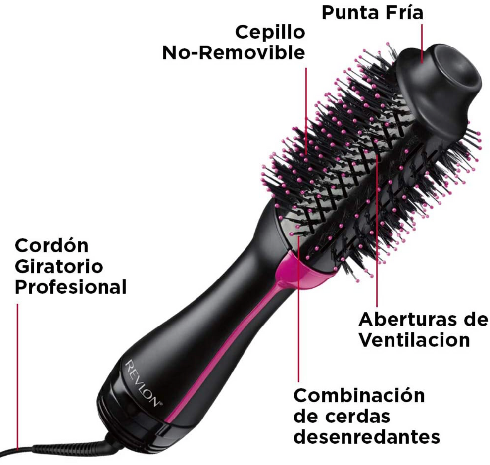 Promo 2x1 - Cepillo Alisador 3 En 1 Secado Rápido