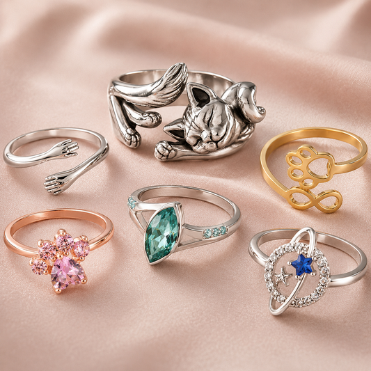 Colección COMPLETA x6 Anillos Hermosos | Un Estilo para Cada Día