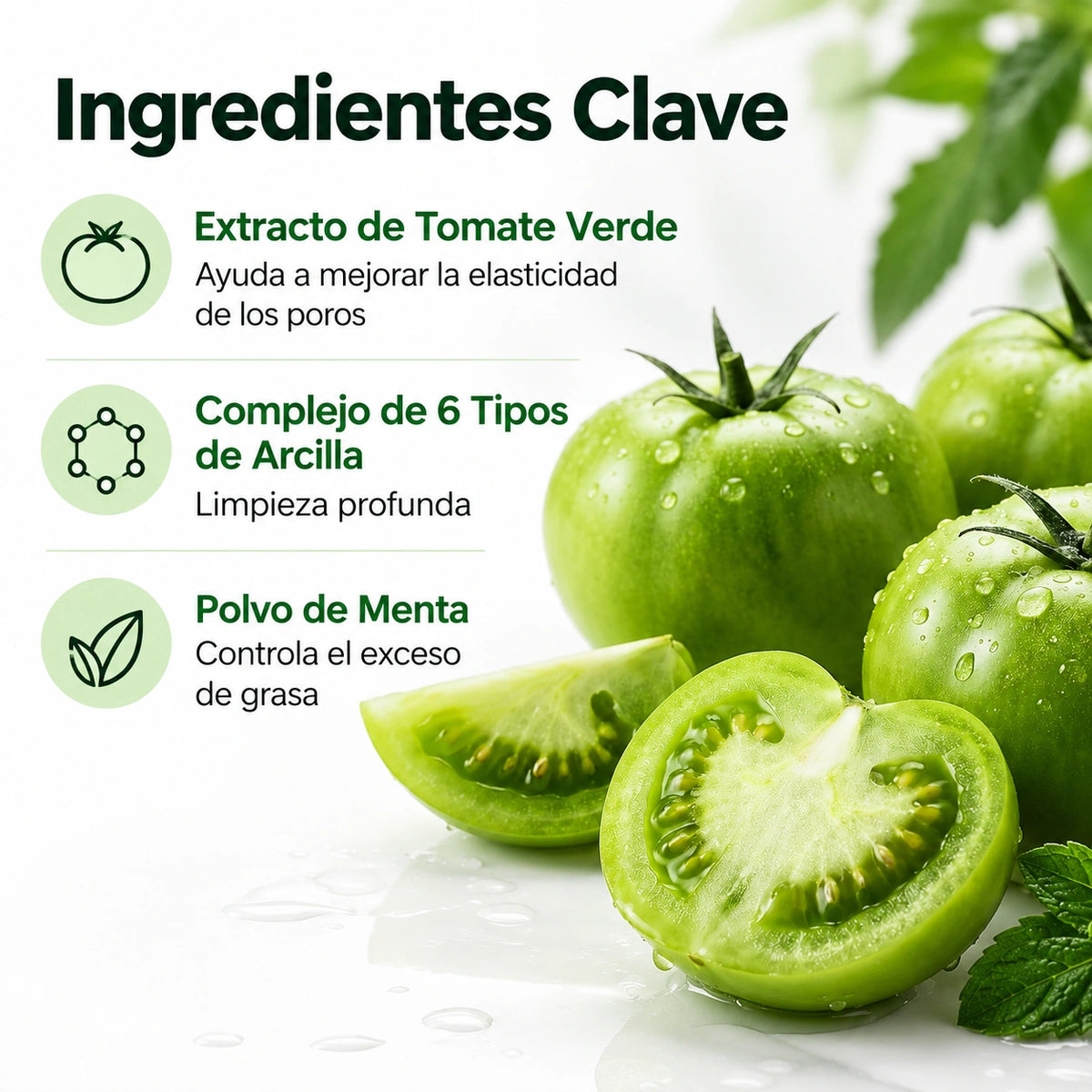 🔥PROMO 2X1 🔥Nueva GREEN TOMATO™ - Limpieza Profunda De Poros Y Puntos Negros ✨