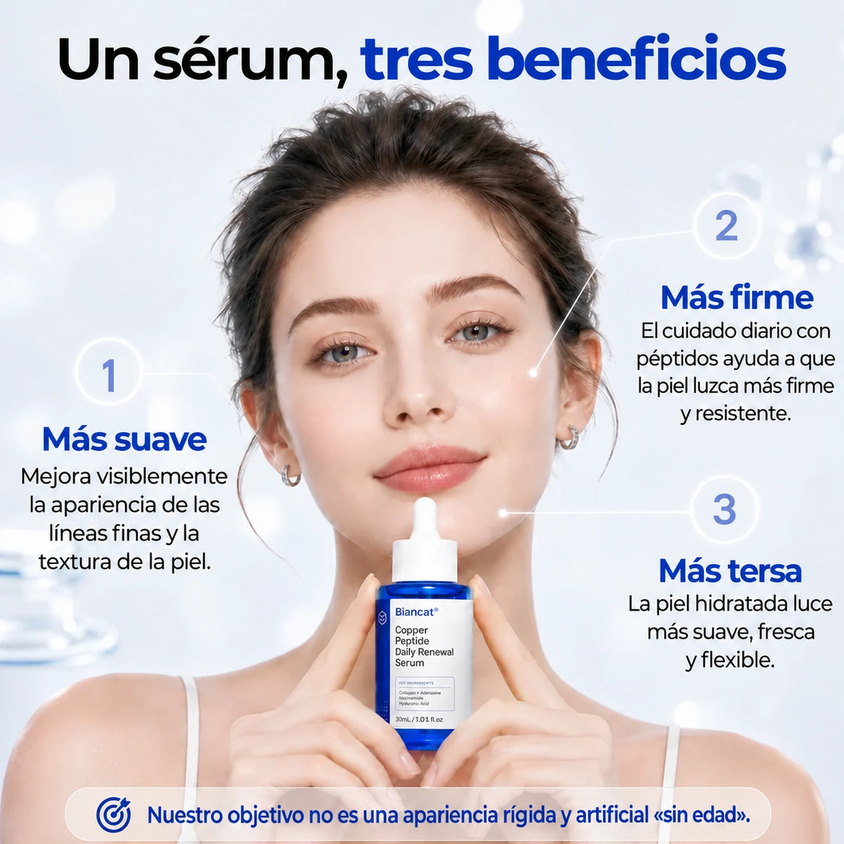 Copper - Suero renovador diario con péptidos de cobre