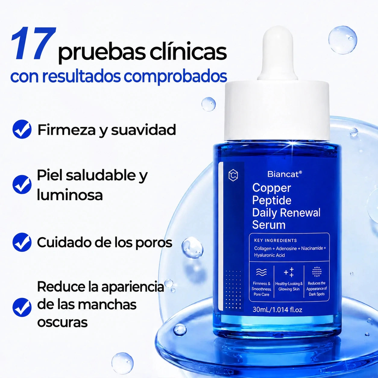 Copper - Suero renovador diario con péptidos de cobre