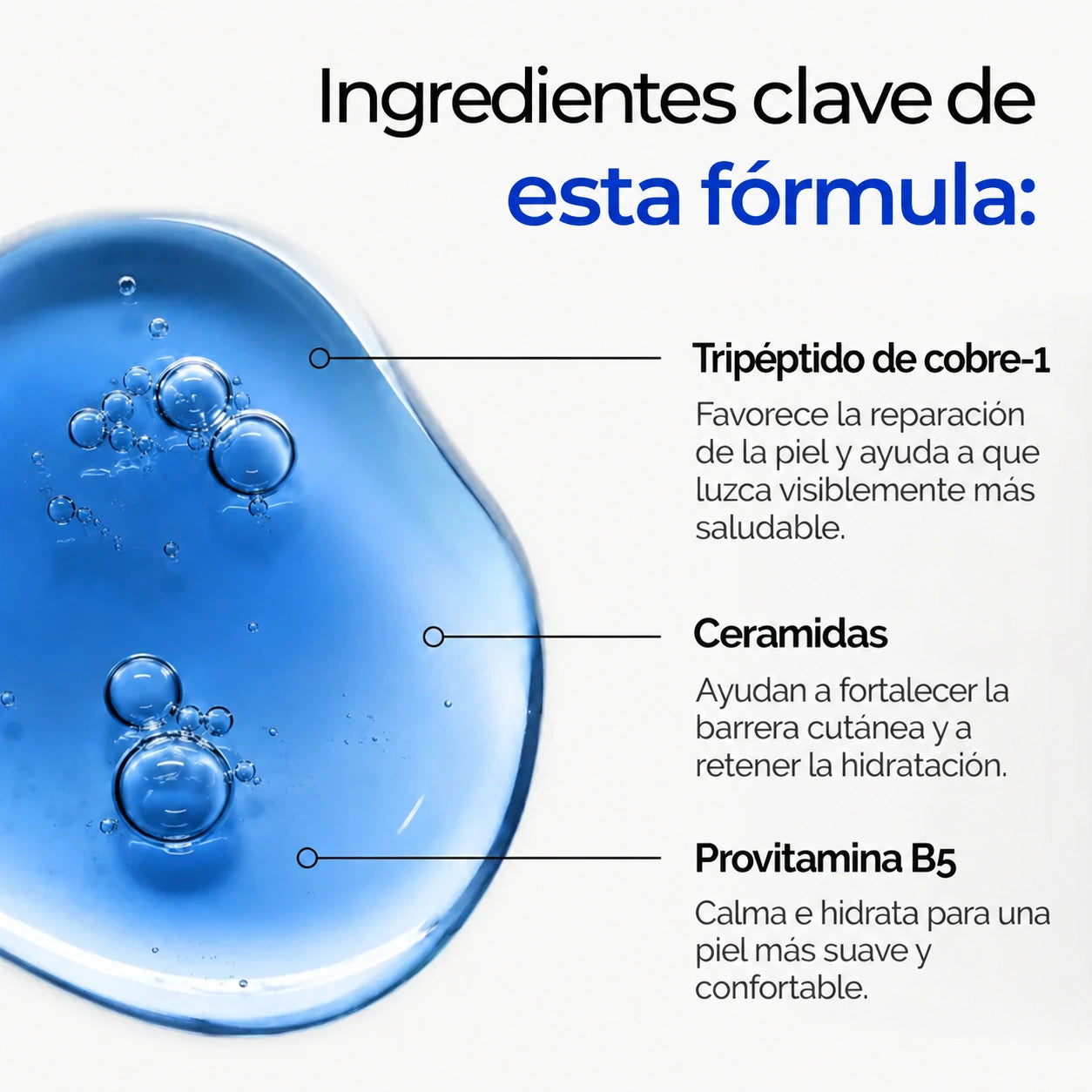 Copper - Suero renovador diario con péptidos de cobre