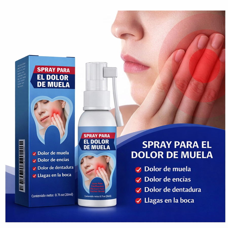 DentaSoulage   -Spray bucal Alivia El Dolor Y La Irritación En Minutos