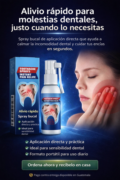 DentaSoulage   -Spray bucal Alivia El Dolor Y La Irritación En Minutos