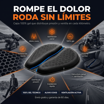 Cojín Holie 100% Gel Rider