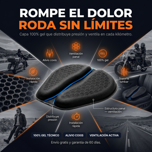 Cojín Holie 100% Gel Rider
