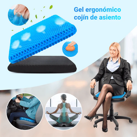 Ergo Ease - Cojín de gel ergonómico