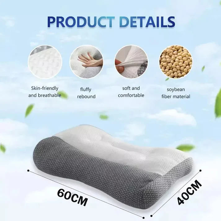 CONFORTSLEEP™ - La única almohada viscoelástica del mercado con soporte para la curvatura del cuello