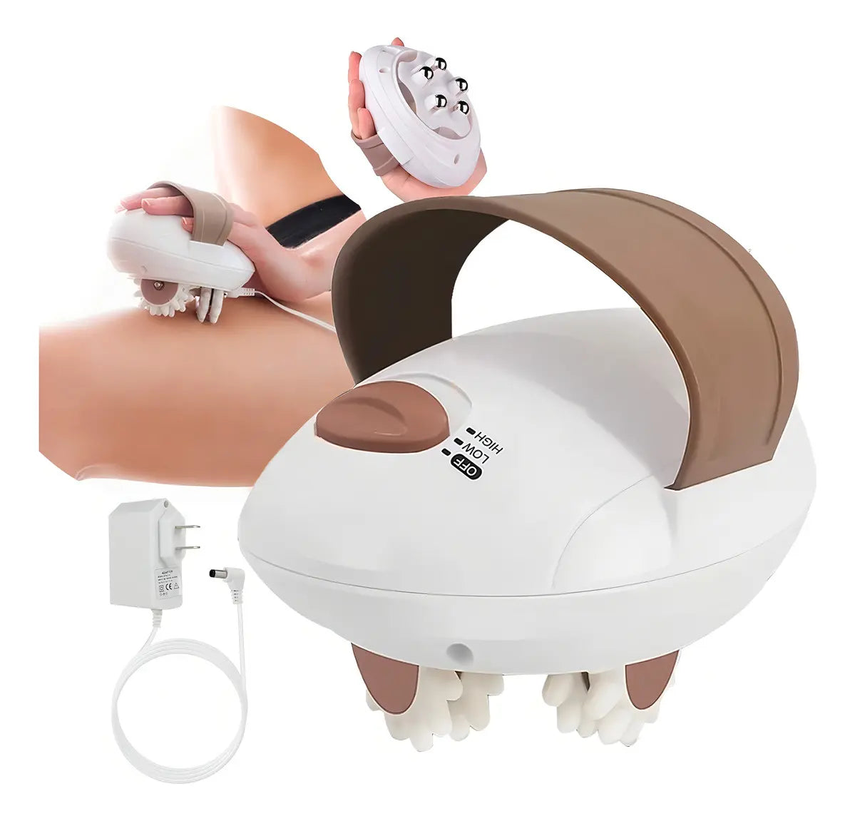 PROMO 2x1 - Masajeador Corporal Anti Celulitis Con Rodillo Eléctrico ( 6 Anillos Masajeadores )