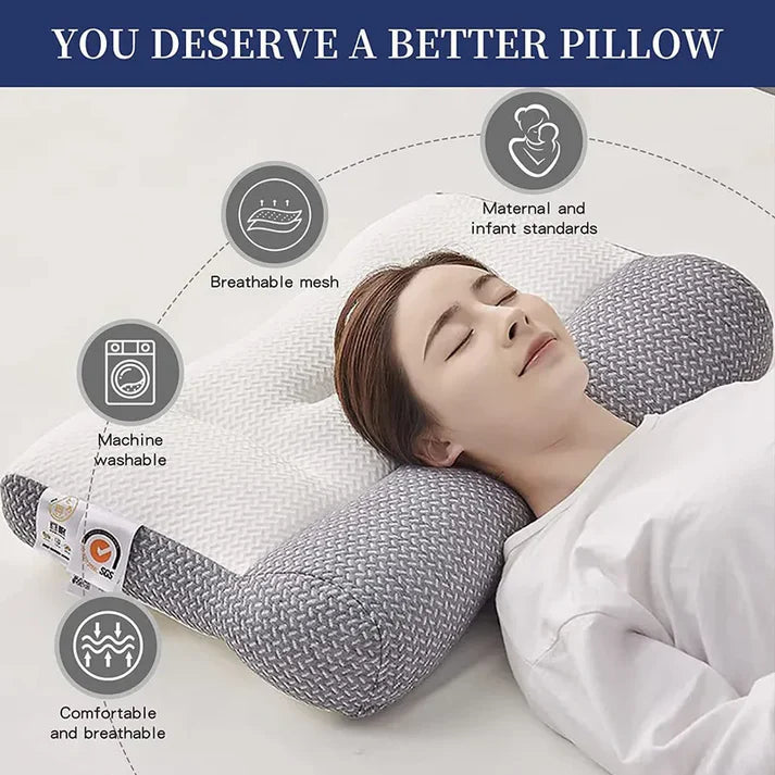 CONFORTSLEEP™ - La única almohada viscoelástica del mercado con soporte para la curvatura del cuello
