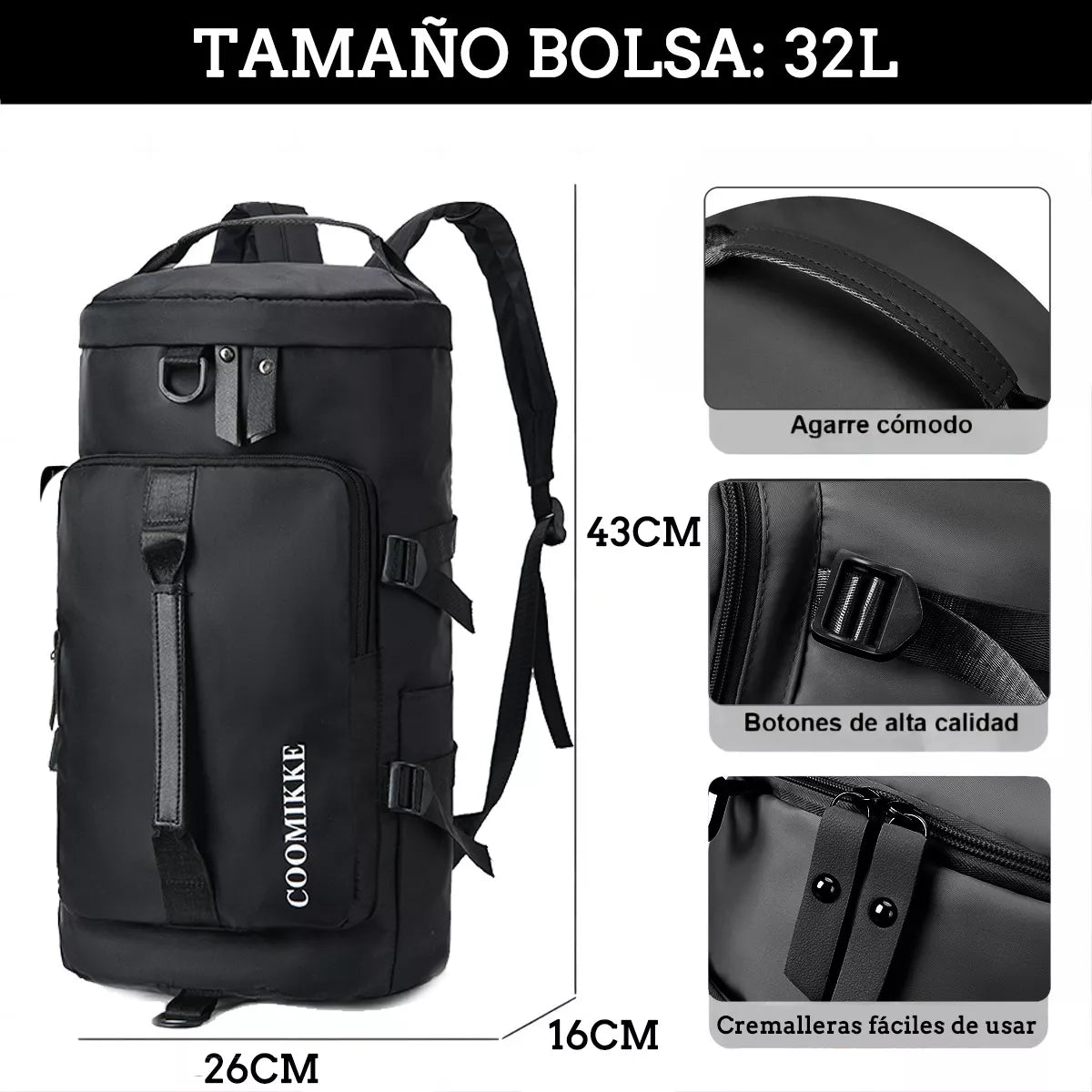 🎒URBANCORE® - Bolso Viajero Impermeable🎒
