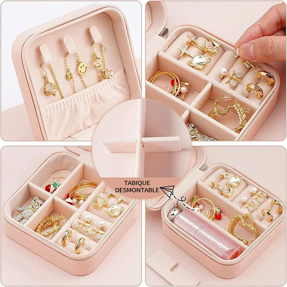 GlamPocket™ – Organizador de Joyas Portátil