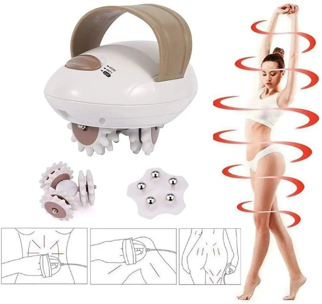 PROMO 2x1 - Masajeador Corporal Anti Celulitis Con Rodillo Eléctrico ( 6 Anillos Masajeadores )
