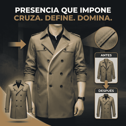 🧥Chaqueta Gabardina Cruzada🧥